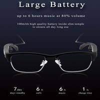 M juniu Ky inteligentne okulary bezprzewodowe połączenie Bluetooth Audio okulary głośnomówiące dzwonienie muzyka Audio okulary sportowe słuchawki bezprzewodowe 3